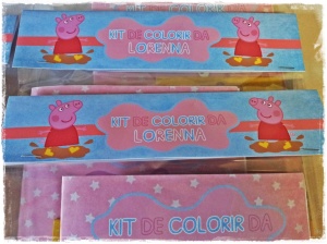 Kit de colorir Peppa Pig
